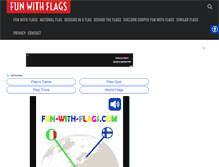Tablet Screenshot of fun-with-flags.com